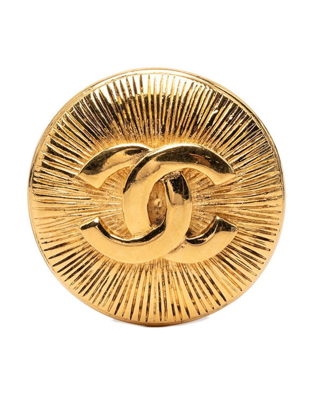Chanel Cc Logo Brooch Metal #287729C64B